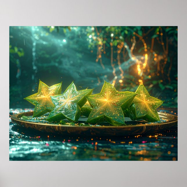 POSTER FRUTA ESTRELA - FRUTAS EXÓTICAS (Frente)