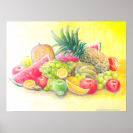 Poster fruta Feliz