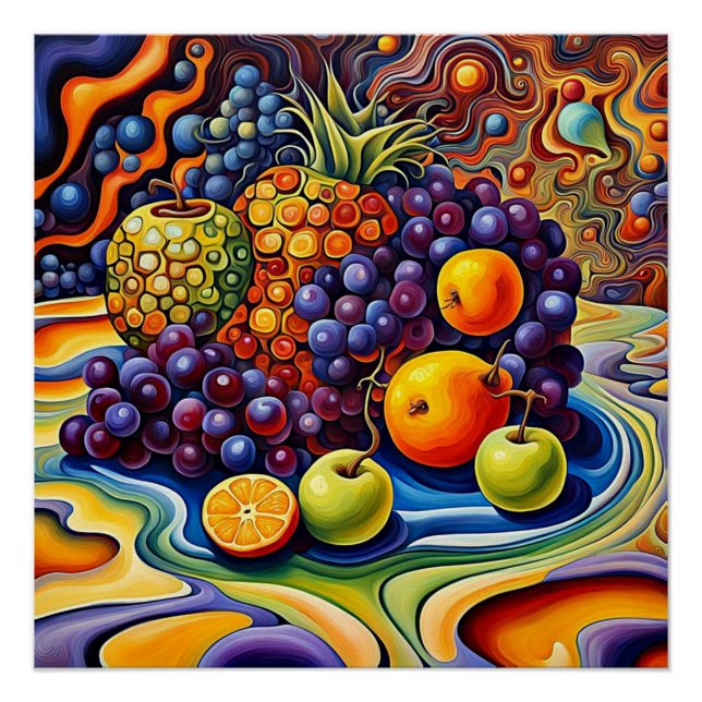 Póster Fruta surreal 10 (Frente)
