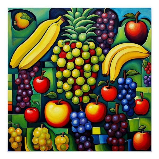 Póster Fruta surreal 36 (Frente)