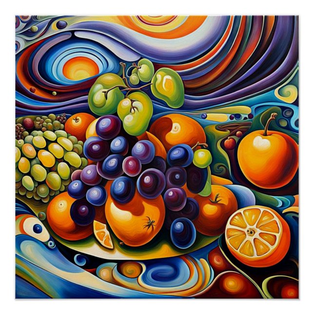 Póster Fruta surreal 37 (Frente)
