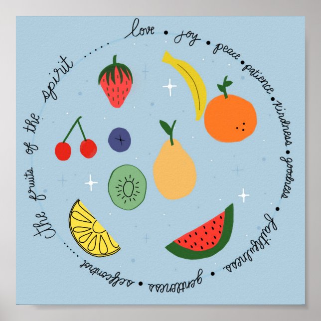 Poster Frutas da aguardente (Frente)