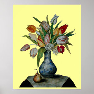 POSTER FRUTAS DA ESTAÇÃO - TULIPAS