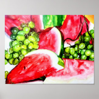 Poster Frutas de Verão
