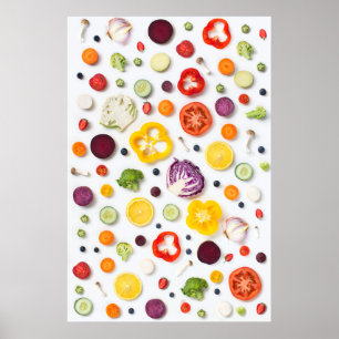 Poster Frutas e produtos hortícolas