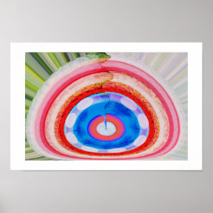 Poster Frutas e sementes