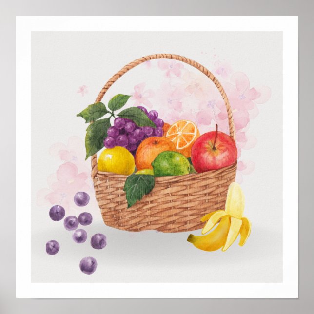 Poster Frutas na Cobra d'Água (Frente)