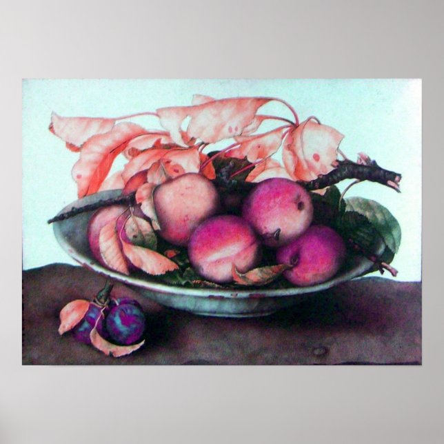 POSTER FRUTAS/PÊSSEGOS E PRUNAS DA SEASON (Frente)