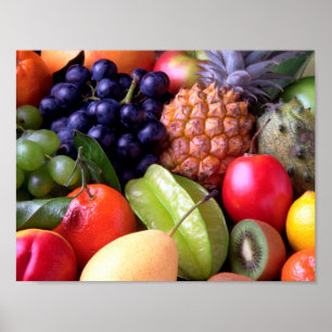 Póster Frutas Tropicais