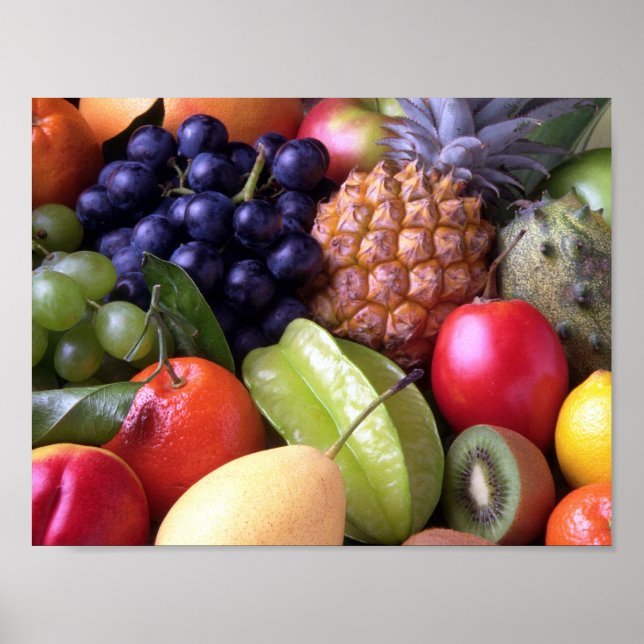 Póster Frutas Tropicais (Frente)