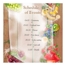 Frutas tropicais de água doce