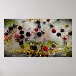Poster Frutas Vermelhas Congeladas,