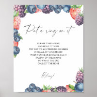 Frutas vermelhas - jogo de casamento na primavera