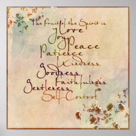 Poster Fruto do Espírito  