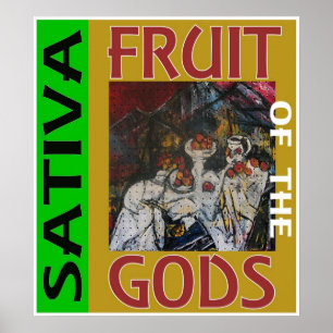 POSTER FRUTO DOS DEUSES SATIVA