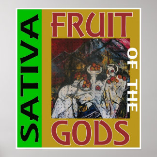 POSTER FRUTO DOS DEUSES SATIVA