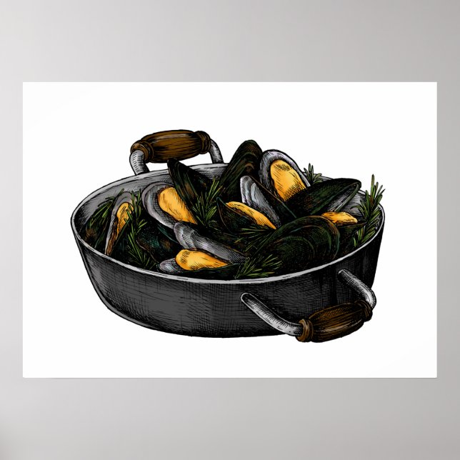 Poster Frutos do mar (Frente)