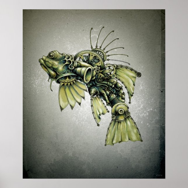 Poster Frutos do mar cinéticos (Frente)