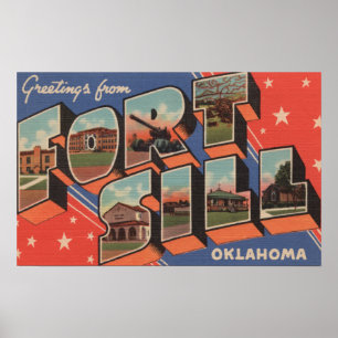 Póster Ft. Sill, Oklahoma - Grandes Cenas de Letra
