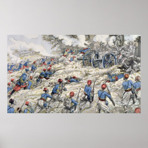 Póster Fuga argelina do exército francês