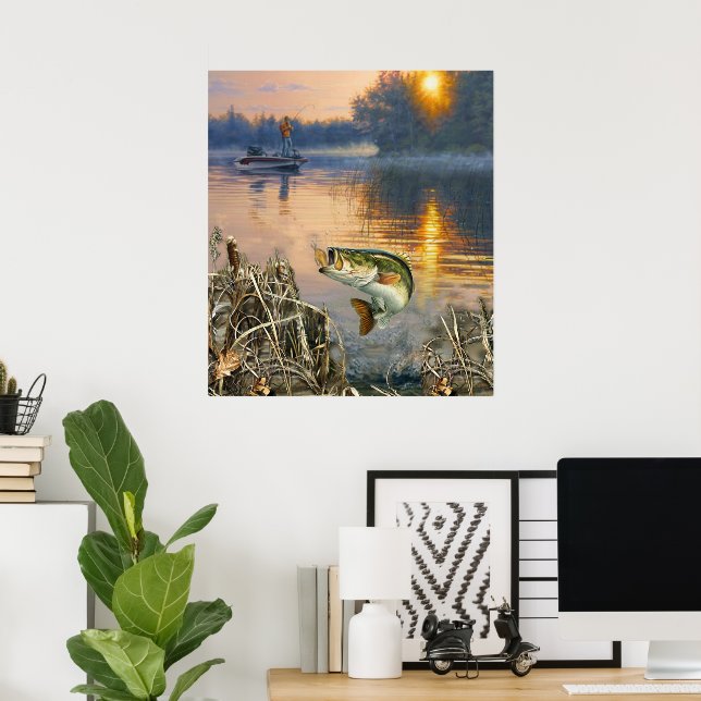 Poster Fuga da pesca (Escritório em casa)