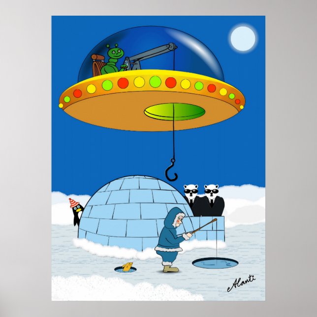 Poster Fuga da pesca (Frente)