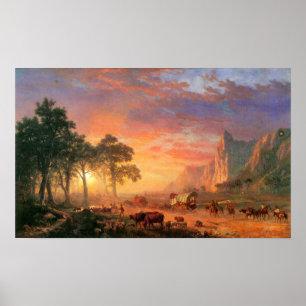 Poster Fuga de Albert Bierstadt-The Oregon