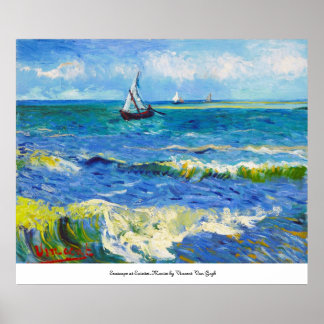 Poster Fuga em Saintes-Maries Vincent Van Gogh