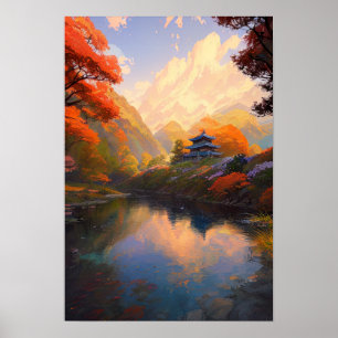 Poster Fuga Encantadora ao Coração da Natureza