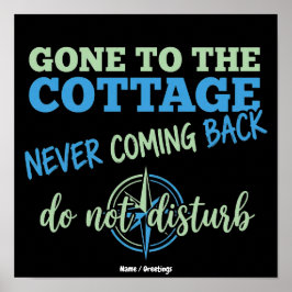 Poster Fui para a Cabana e Nunca Mais Volto Compas Divert