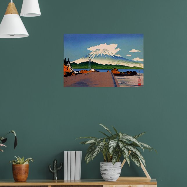 Poster Fuji de uma Estrada Tokuriki Tomikichiro 1941 (Sala de Estar 1)