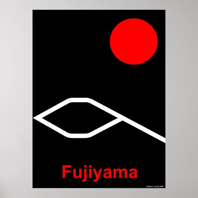 Póster Fujiyama (Frente)
