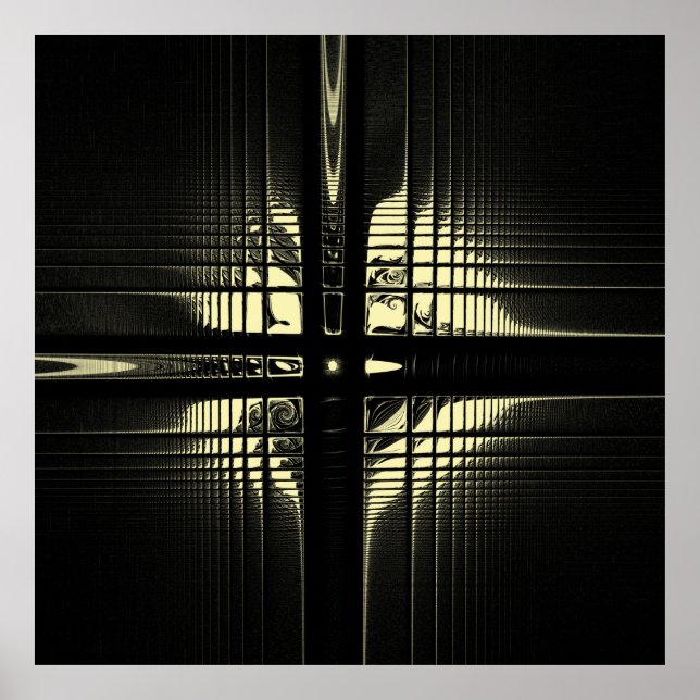 Poster Fulcrum, Cross in Grunge Style (Frente)