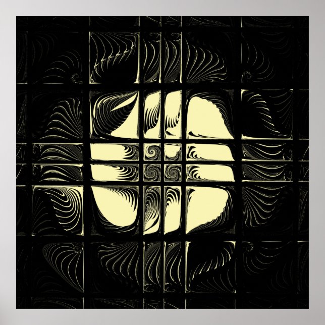 Poster Fulcrum no Estilo Grunge (Frente)