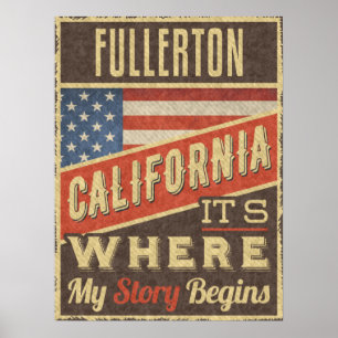 Poster Fullerton California