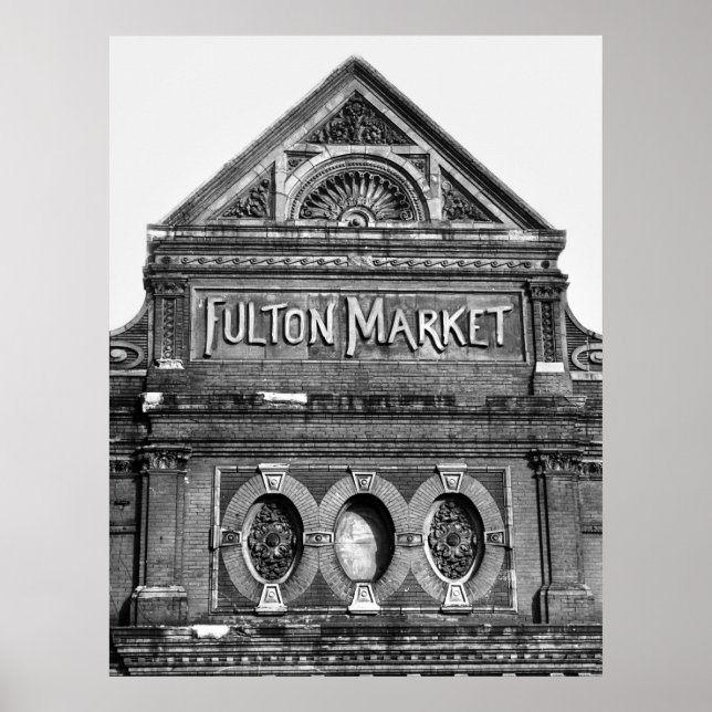 Póster Fulton Fish Market, 1939 (Frente)