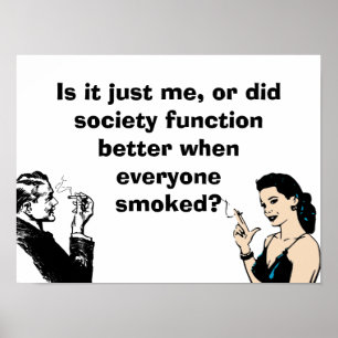 Poster Fuma-os se você os pegou