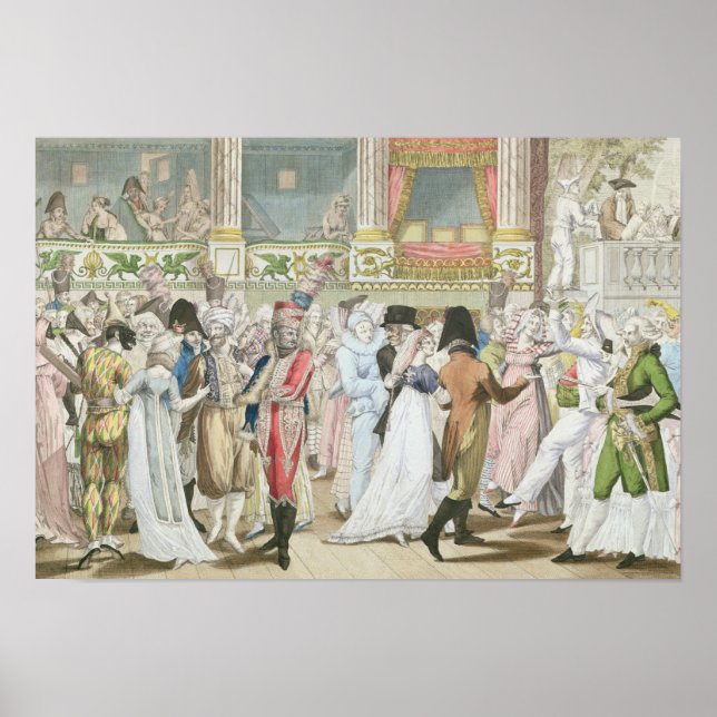 Poster Fumaça na Ópera, depois de 1800 (Frente)