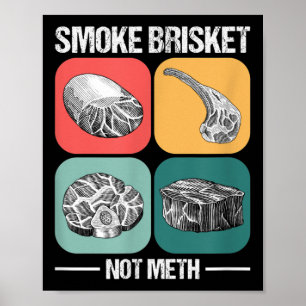 Poster Fumaça Não Engraçada Grelha De Churrasco De Soquet