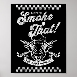 Poster Fumador Chef Pai Padre