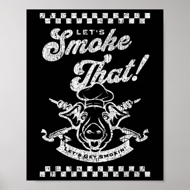 Poster Fumador Chef Pai Padre (Frente)