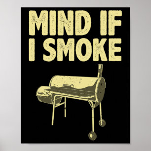 Poster Fumar Para Pais Masculinos Churrasco De Carne Comi