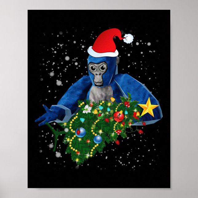 Poster Fun Christmas Gorilla Tag  (Frente)