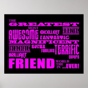 Poster Fun Gifts for Friends : Greatest Friend
