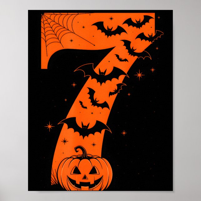 Poster Fun Six Seven 6 7 Meme Design Couples Halloween  (Frente)