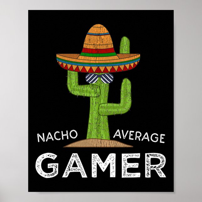 Poster Fun Video Game Player Humor Gaming Saying Funny Ga (Frente)