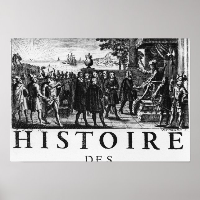 Póster Fundação de Luís XIV, rei da França (Frente)