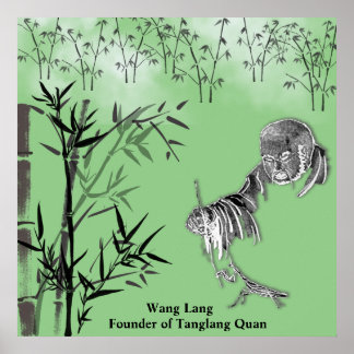 Poster Fundador de Wang Lang de Tanglang Quan