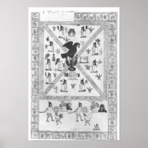 Póster Fundar de Tenochtitlan