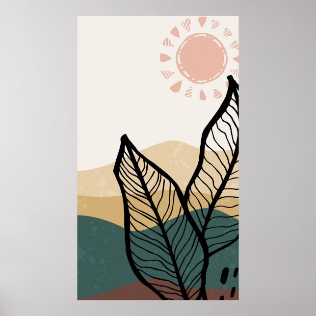 Poster fundo abstrato (Frente)
